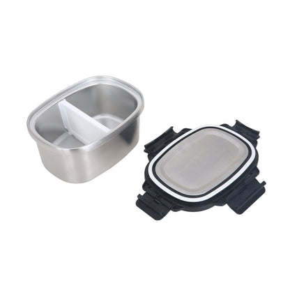Food Container, Reusable Insulated Stainless Steel, Rectangular, 33 Oz